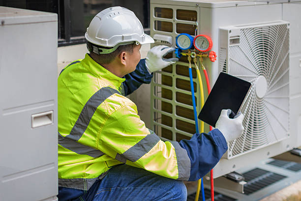 Professional Hvac Maintenance technician working in Belgium, WI